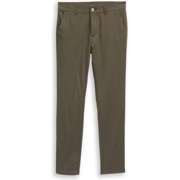 TOM TAILOR Chino nohavice Travis olivová 67021226