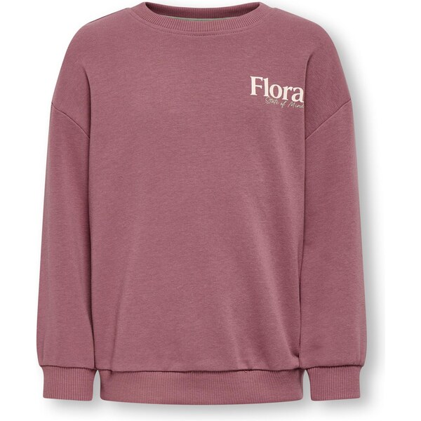 Only Mini Mikina KMGGEORGIA staroružová / prírodná biela 67021228