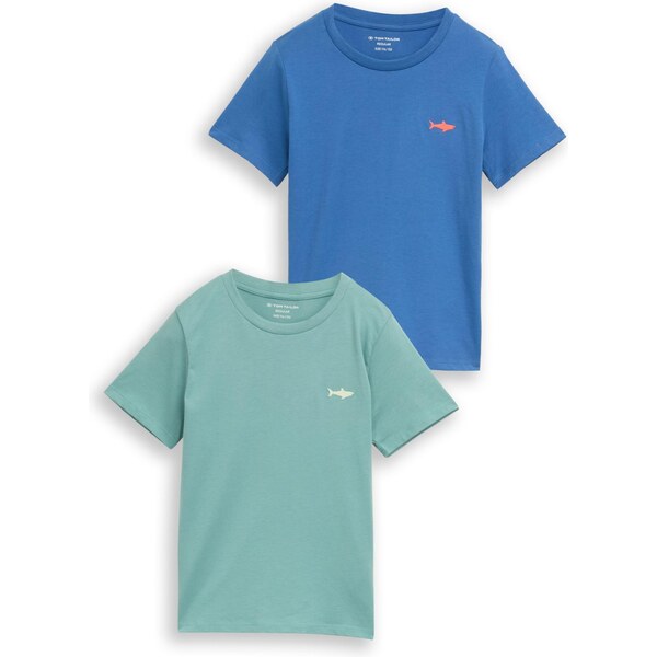 TOM TAILOR Tričko enciánová / trstinová 67021231