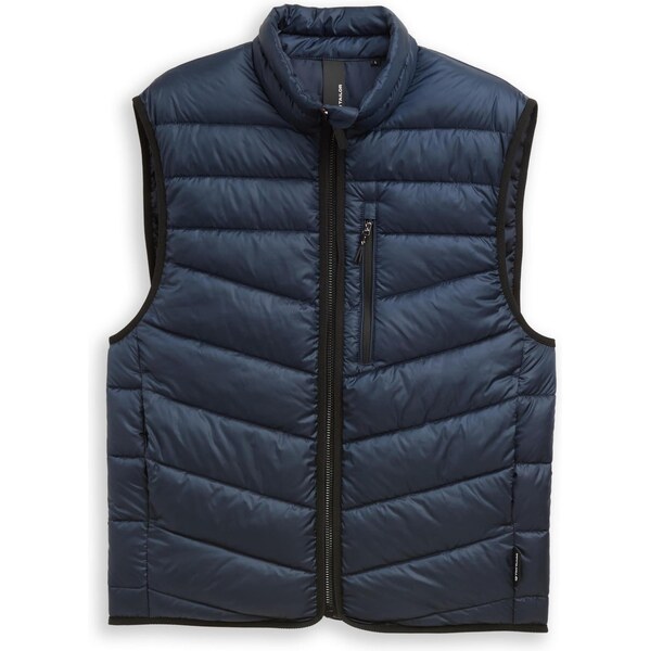 TOM TAILOR Vesta tmavomodrá / čierna 67021236