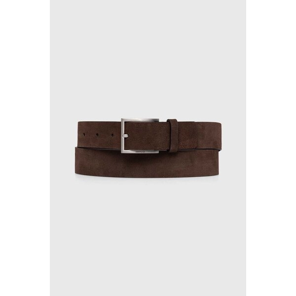 Semišový opasok HUGO Mirto_Sz35 53948070