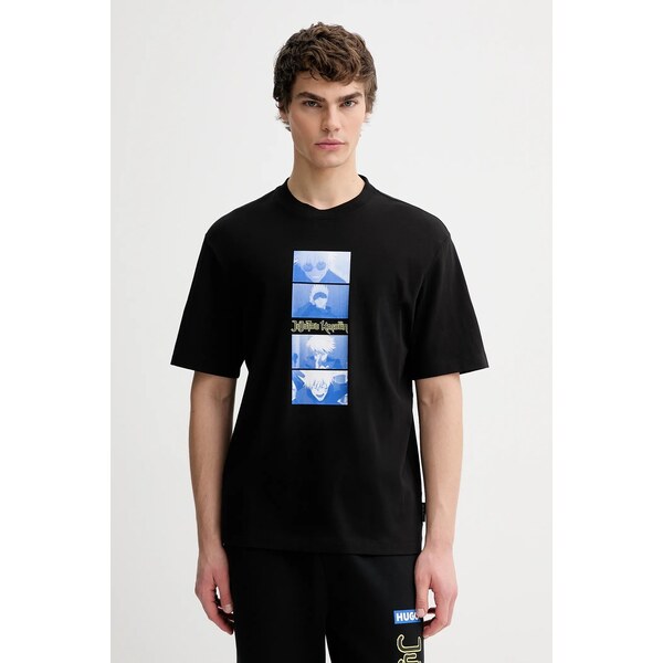 Bavlnené tričko Hugo Blue HUGO x Jujutsu Kaisen 67030204