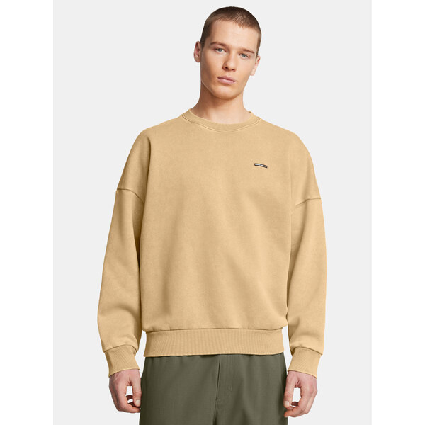 Under Armour Mens sweatshirt UA Icon HWT Flc Wash OS Crew - Mens 64782919
