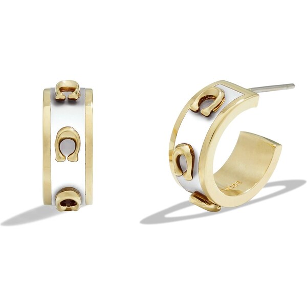 Coach Štýlové polkruhové náušnice pre ženy 37448375GLD100 67031398