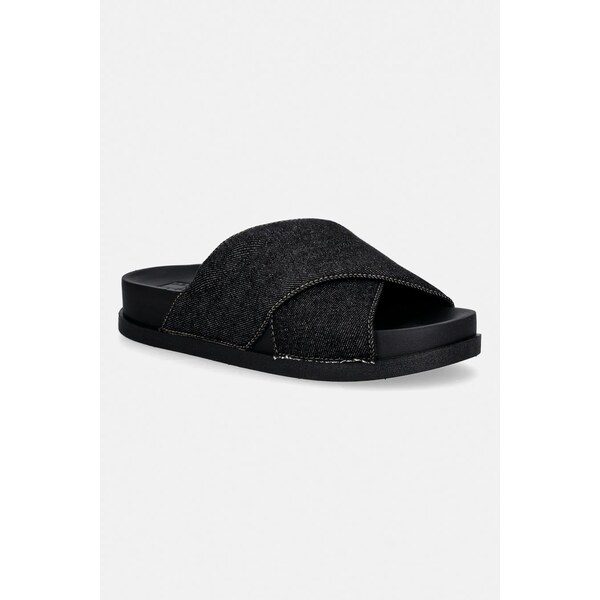 Šľapky Tommy Jeans TJW COMFORT SLIDES WASHED DENIM 67033323