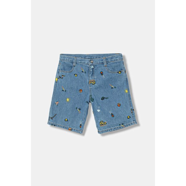 Detské rifľové krátke nohavice Guess 67033317