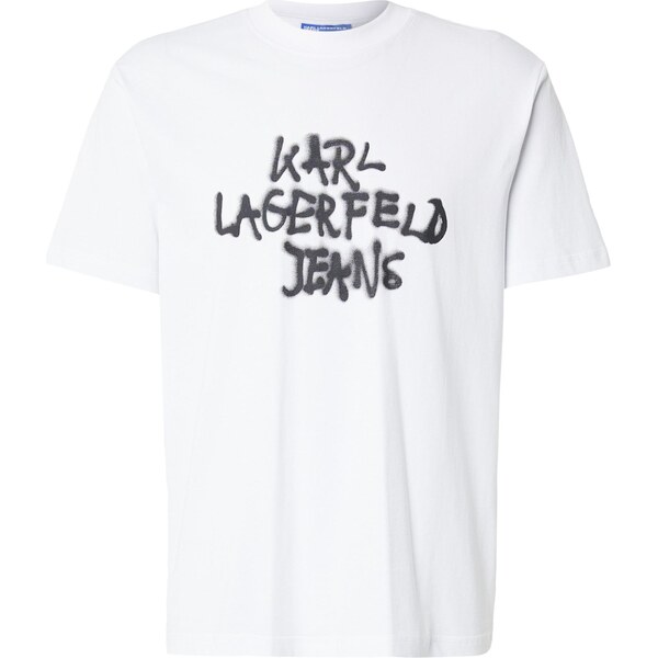 KARL LAGERFELD JEANS Tričko čierna / biela 66263397