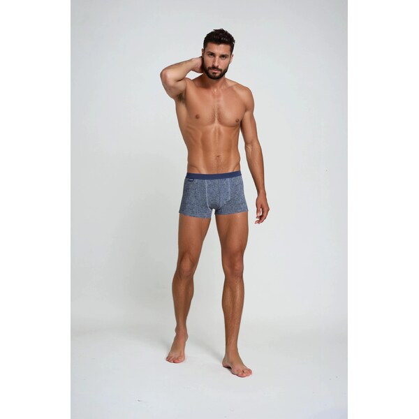 Henderson 2 PACK boxerky Omen 38291 tmavomodré a šedé, Farba 59070467