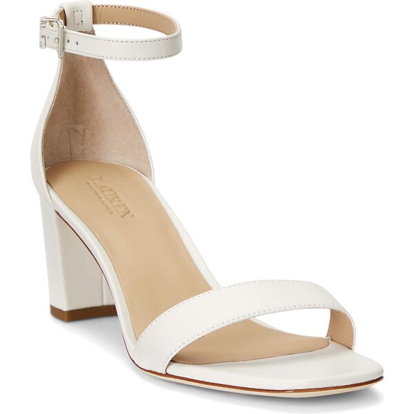 Lauren Ralph Lauren Remienkové sandále LOGAN biela 62772369