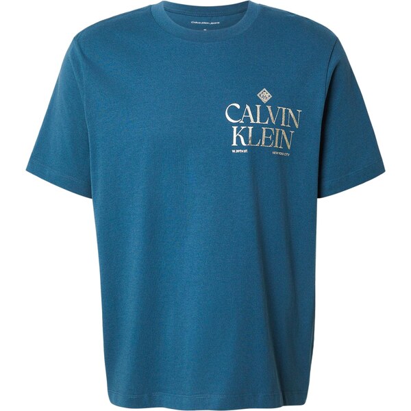 Calvin Klein Jeans Tričko zlatá / petrolejová 67036581