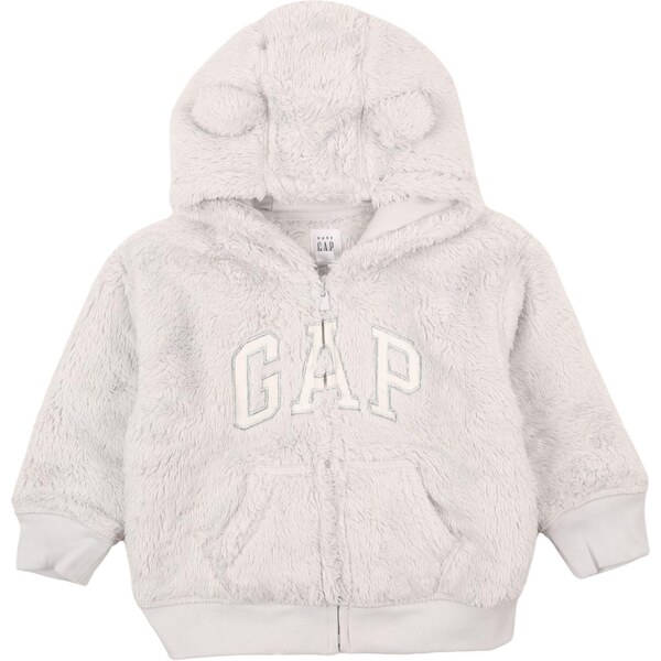 GAP Prechodná bunda svetlosivá / biela 67036702