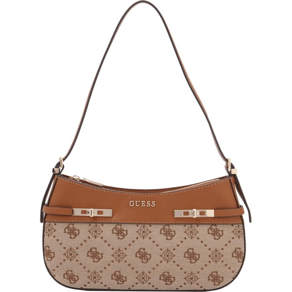 GUESS Kabelka na rameno MELINDA koňaková / kapučíno 67036481