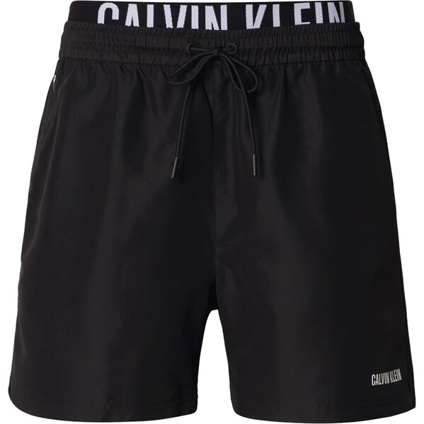 Calvin Klein Swimwear Plavecké šortky Intense Power čierna / biela 67036425