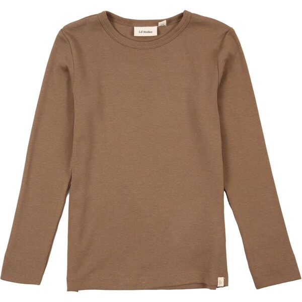 LilAtelier Tričko NMNGAYO hnedá 67036520