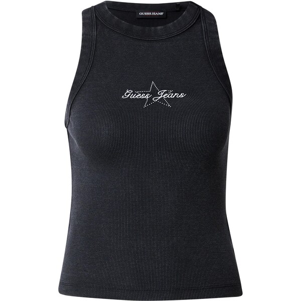 GUESS JEANS Top čierna / biela 67036576