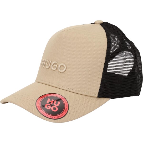 HUGO Čiapka Marsel béžová / čierna 67036712