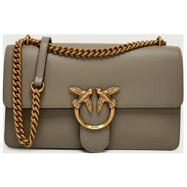 Pinko Kožená kabelka na rameno LOVE ONE CLASSIC 44563610