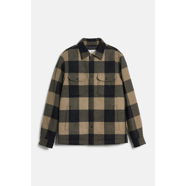 BUNDA WOOLRICH ALASKAN WOOL CHECK OVERSHIRT 67043070