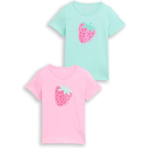 TOM TAILOR Tričko tyrkysová / fialová / ružová / ružová 67039076