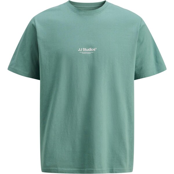 JACK & JONES Tričko JJESOHO tyrkysová / biela 67039103