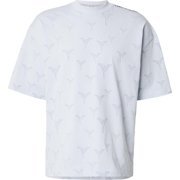 Carlo Colucci Tričko Fasan dymovo modrá / svetlomodrá 67039129