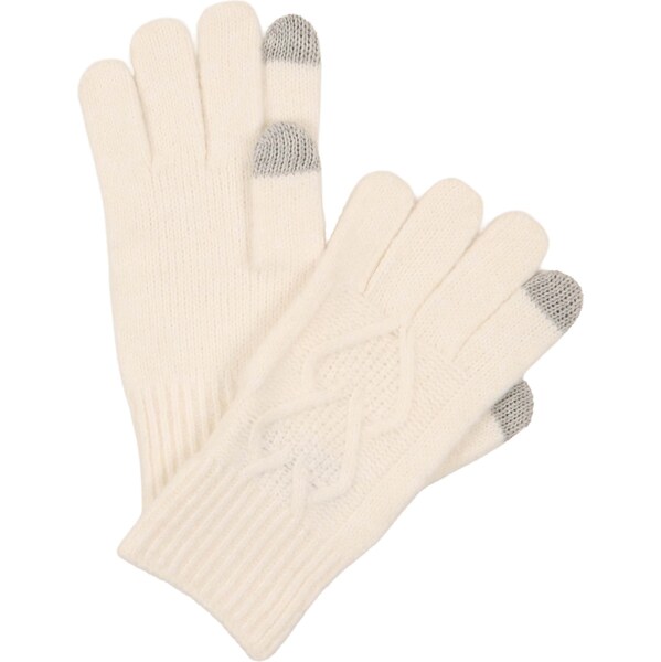 GAP Rukavice sivá / biela ako vlna 67039268