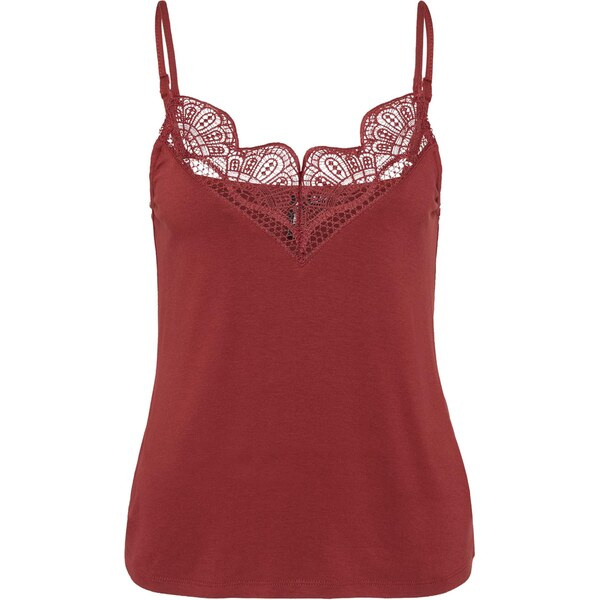 Vero Moda Petite Top VMGLADYS vínovo červená 67039360