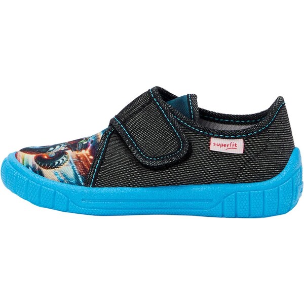 SUPERFIT Papuče BILL modrá / koňaková / neónovo fialová / čierna 67039483