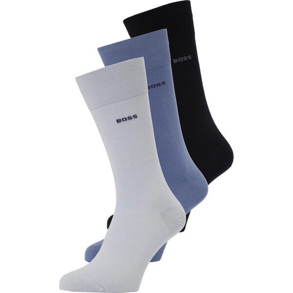 BOSS Ponožky azúrová / čierna / biela 67039496