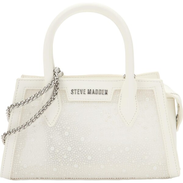 STEVE MADDEN Kabelka Peachy šedobiela 67039530