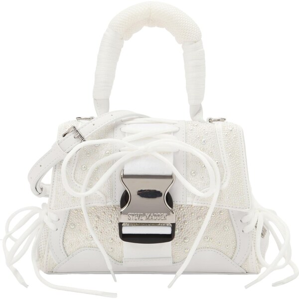 STEVE MADDEN Kabelka Bdiego šedobiela 67039517