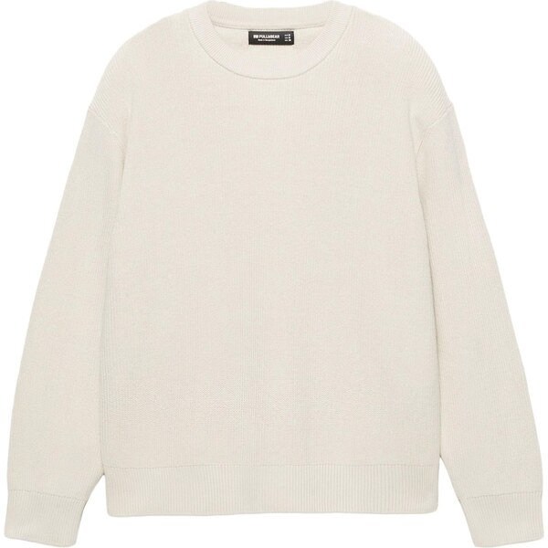 Pull&Bear Sveter prírodná biela 67039242