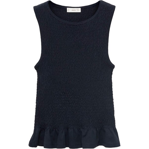 MANGO TEEN Top FRIDAY námornícka modrá 67041080