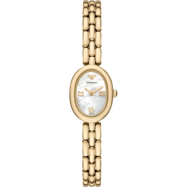 Emporio Armani Analógové hodinky zlatá / perlovo biela 67041086