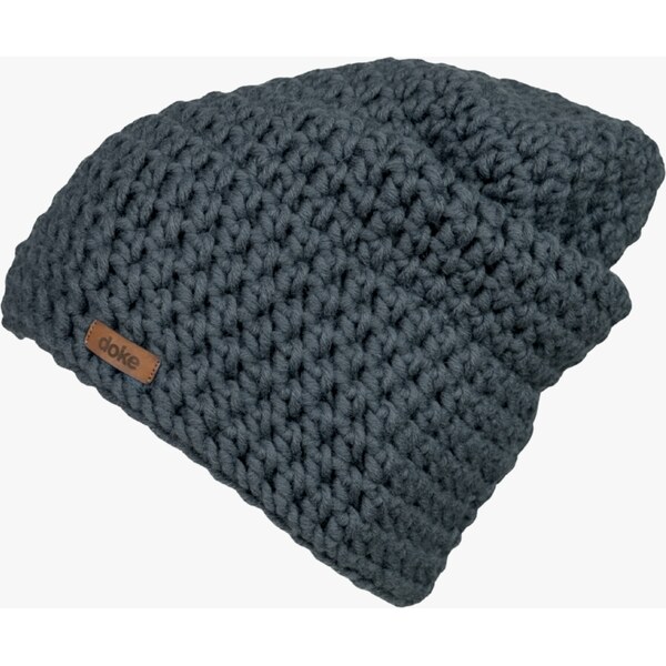 DOKE Hačkovaná čiapka Bost grafit pre mužov 67144361