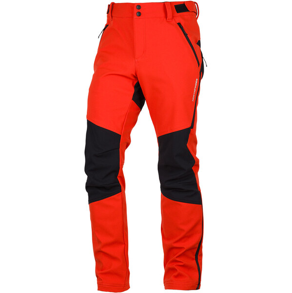 Northfinder Pánske outdoor softshellové nohavice 3L ANATOL oranžová 67058954