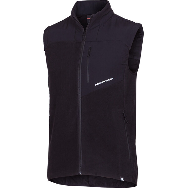 Northfinder Pánska flísová vesta LUCIUS čierna 67058958