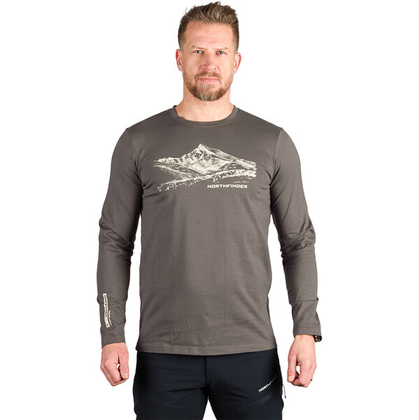 Northfinder Pánske tričko z organickej bavlny DACSO zlená 67058971