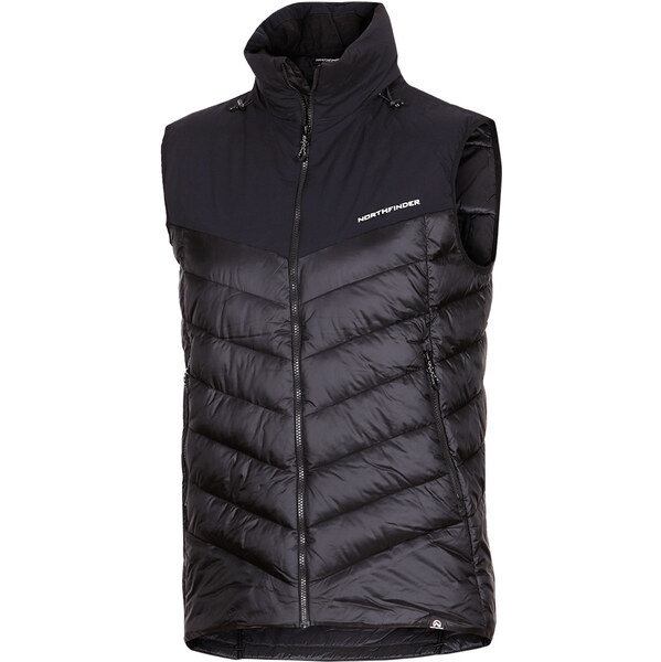 Northfinder Pánska outdoorová zateplená vesta JEDRICK čierna 67058985