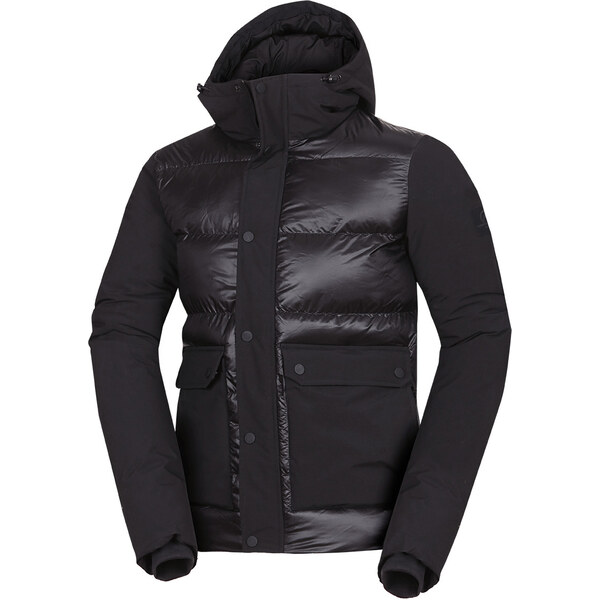 Northfinder Pánska voľnočasová trendy zateplená bunda SVAROG čierna 67059010