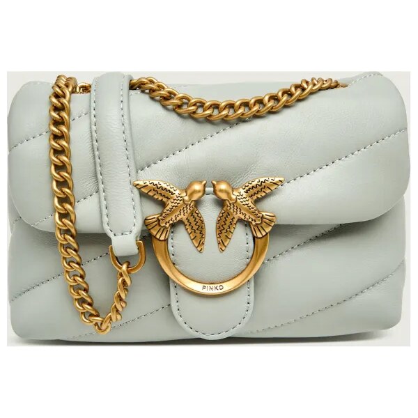 Pinko Kožená kabelka na rameno Love Puff Baby 67060807