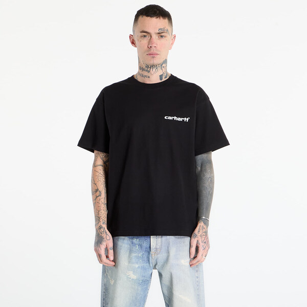 Tričko Carhartt WIP S/S Caps T-Shirt UNISEX Black L 67034653