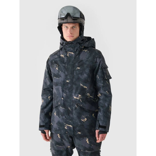 Pánska snowboardová bunda s membránou 10000 4F 4FWAW24TTJAM509-90A 67071143