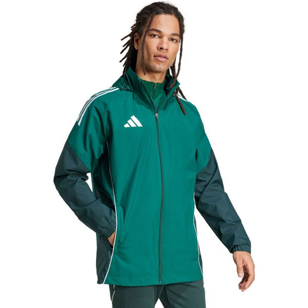 Pánska celoročná bunda adidas Tiro 25 Competition zelená JI8936 pánska 67071145