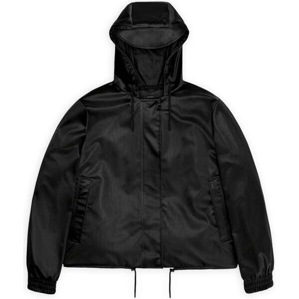 Rains dámska bunda do dažďa STRING W JACKET W3 18040 84 BLACK GRAIN 67071159