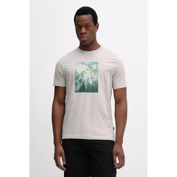 Bavlnené tričko BOSS Orange Te_Cover 67072006