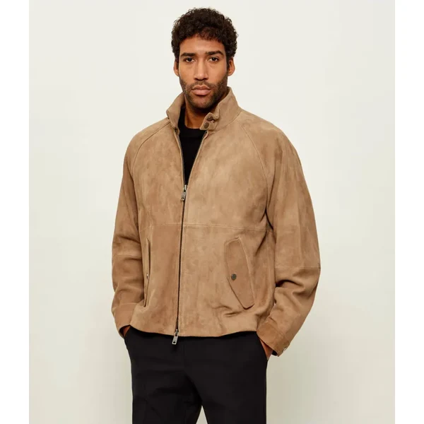 HUGO Bunda Loridge | regular fit | semiš 67073142