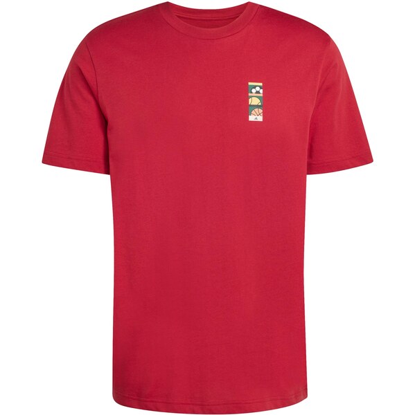 ADIDAS SPORTSWEAR Funkčné tričko MOS POSTER hrdzavohnedá / žltá / 67078003