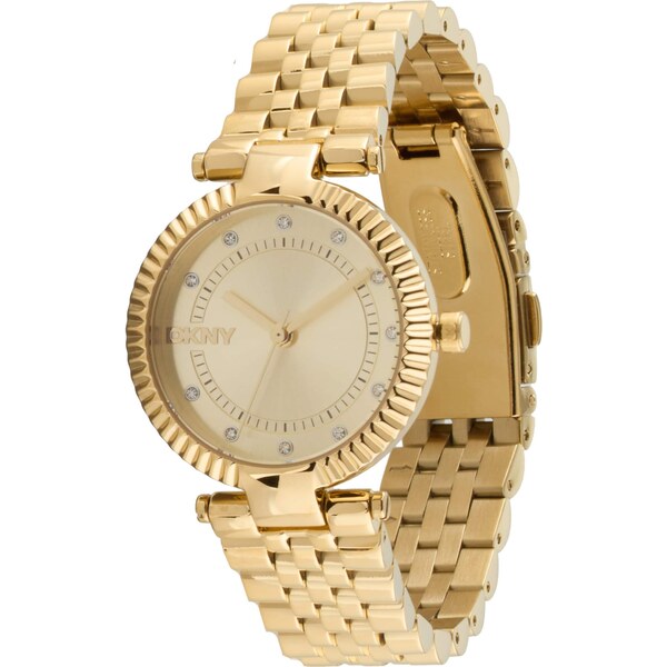 DKNY Analógové hodinky Essential Glitz zlatá 67078022