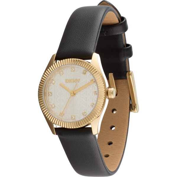 DKNY Analógové hodinky zlatá / čierna / biela 67078023